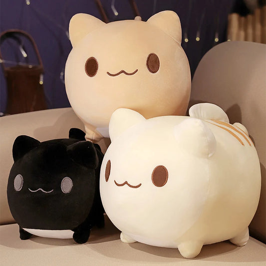 Fluffy Cat Doll with Fish Tail