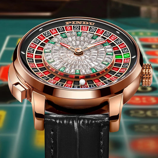 Handcrafted Exclusive Roulette Timepiece